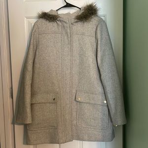 J Crew Womens Coat Size 14